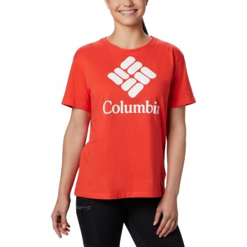 Columbia T-Shirt Dames, Park Relaxed Rood, 79GNUATVF